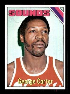 1975 Basketball Topps George Carter Memphis Sounds #230 - Image 1 of 2