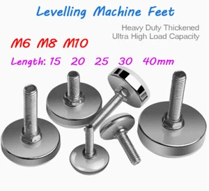 Schwerlast Nivelliermaschine/Möbelfüße M6 M8 M10 verstellbare Möbelfüße - Picture 1 of 30
