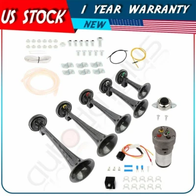 Kit de bocina de aire para coche musical Dixie negro ultra fuerte Dukes of Hazzard General Lee Foto 1 de 4