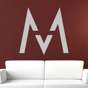 Pegatina de arte de pared con logotipo de banda marrón 5 M (AS10271) - Imagen 1 de 2