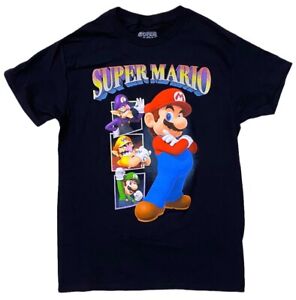 Super Mario Brothers Men's Officially Licensed Character Graphic Tee T-Shirt