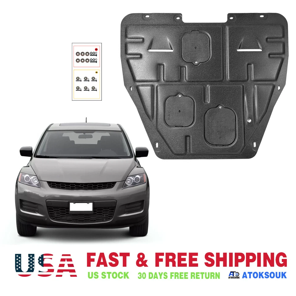 Front Skid Plate For Mazda CX-7 2007-2012 Impact Resistant Engine Guard Cover Foto 1 de 4