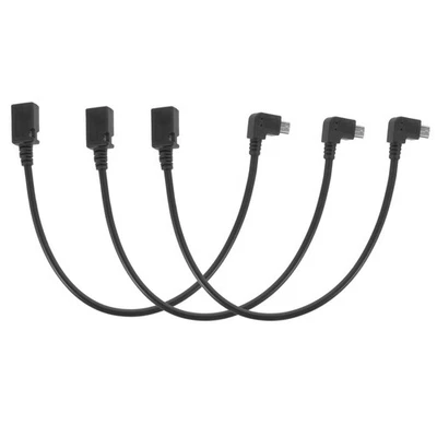  3 Pcs Cavetto Usb Cavo Ricarica Rapida Prolunga Micro Connettore - Immagine 1 di 4
