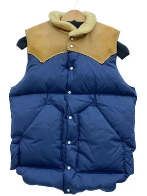 Rocky Mountain Featherbed Down Vest 38 Nylon NVY 450-432-93 - Image 1 of 4