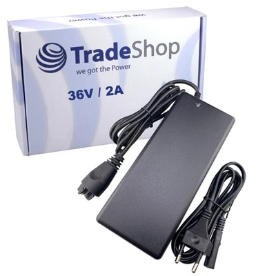 TRADE-SHOP Ladegerät für Bosch 2A Standard 0275007907 BCS220 Charger E-Bike Akku BES2