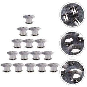 15 Pcs Pin Backs Keepers for Bag Locking Clasp Jewelry Replacement - Picture 1 of 12