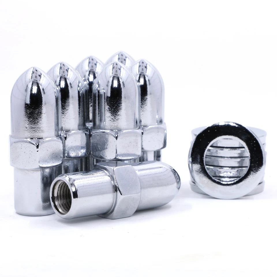 20 tuercas 12x1,5 cromadas Bullet Mag tuerca de rueda .75 vástago Cragar Pontiac Buick Foto 1 de 1