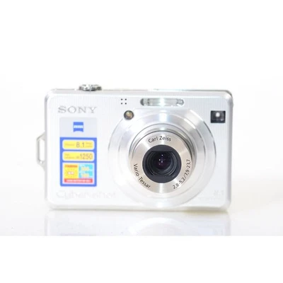 Sony Cyber-Shot DSC-W100 Fotocamera Digitale/Fotocamera Compatta IN Argento/ - Bild 1 von 4