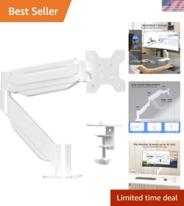 Versatile Monitor Mount with Full Motion - Clamp/Grommet for 17-43 Inch Displays - Picture 1 of 9