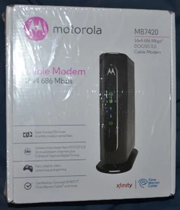 Motorola MB7420 16x4 DOCSIS 3.0 Cable Modem 646 Mbps new - Picture 1 of 6