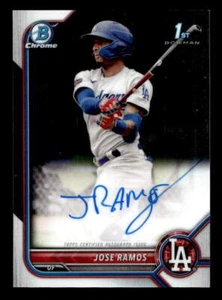 2022 Bowman #CPA-JRS Jose Ramos Chrome Prospect Autographs - Picture 1 of 2