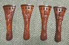Red Wine Colour Carved Tailpieces In Padoukwood For Violin 4/4 ????