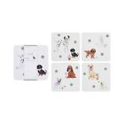 Dog Print Design Square Coasters 4 Pack Dining Table Drink Cup Mat 9.5X9.5cm NEW
