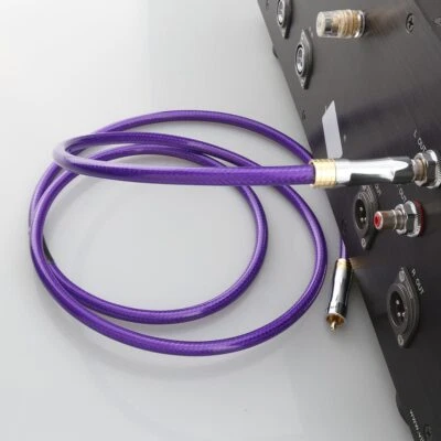 75 Ohm OCC Copper with Sliver Plated HiFi Audio Cable Digital Coaxial RCA Cable - image 1 of 4