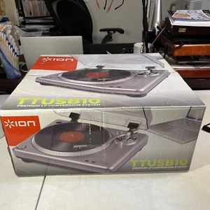 ION USB Turntable/Vinyl Archiver Model TTUSB10 NEW IN BOX -Digitize Your Vinyls! - Picture 1 of 5