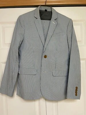 J Crew Boys Seersucker Suit - Image 1 of 4