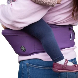 Portabebés Hippychick original Hipseat en morado de 6 a 36 meses - Imagen 1 de 6