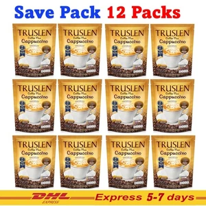 12x Truslen Coffee Plus Cappuccino Control de Peso Salud Mezcla Instantánea Café 17g - Imagen 1 de 17