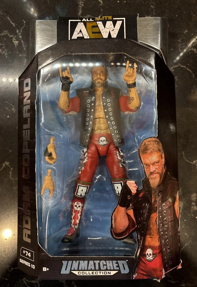 Figura de acción de lucha libre Adam Copeland AEW serie inigualable 10 Jazwares Edge wwe Foto 1 de 1