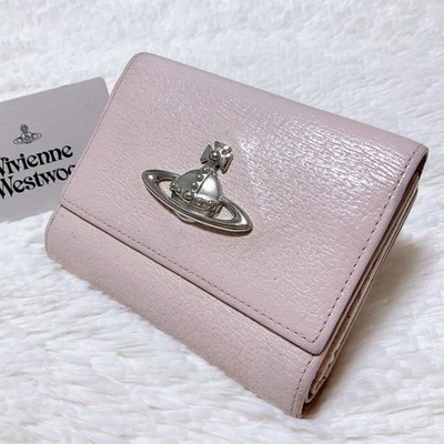 Cartera Vivienne Westwood Edición Limitada Tríptica Rosa Orbe Muy buena condición Mujeres Desi de Lujo Foto 1 de 4