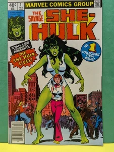 The Savage She-Hulk #1 en estado bastante bueno/casi nuevo 1979 clave Marvel Comics, #1 ARTÍCULO DE COLECCIONISTA - Imagen 1 de 9