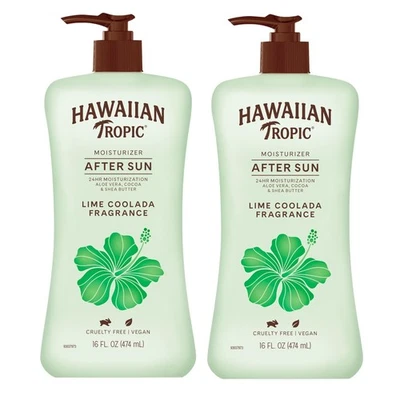 Loción para después del sol Hawaiian Tropic Lime Coolada paquete doble 16 oz Foto 1 de 4