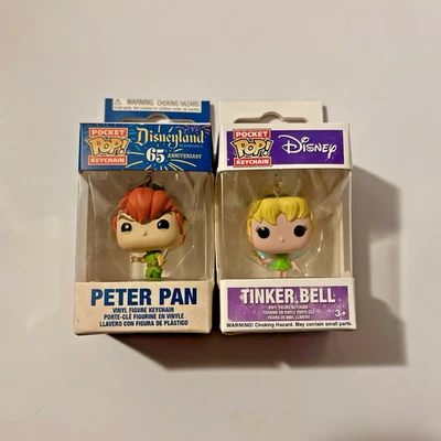 NUEVO Funko Pocket POP! Llaveros Disney Peter Pan + Campanilla 65 Aniversario Foto 1 de 4