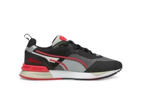 PUMA Mirage Tech Shoes Mens 11.5 Black High Risk Red Casual Sneaker 381118 04 - Picture 1 of 6