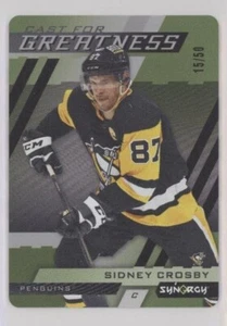 2022-23 Upper Deck Synergy Cast for Greatness Green CG-9 Sidney Crosby 15/50 - Picture 1 of 2