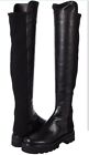 Stuart Weitzman knee high boots 5050 size 7 womens black leather stretch pull on
