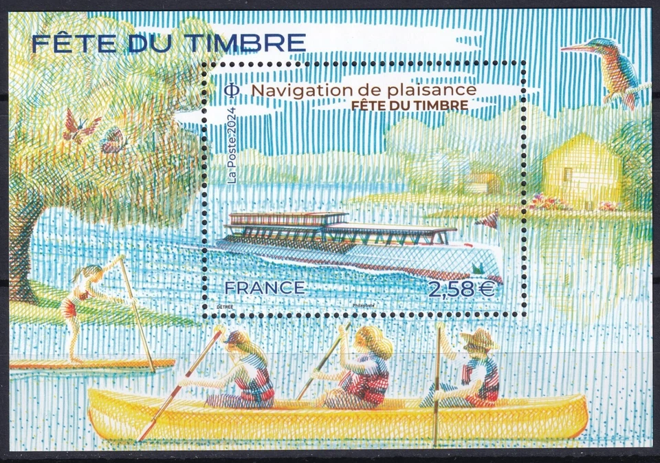 Francia 2024 Barcos, Barcos Bloque MNH Foto 1 de 1