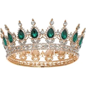 Cosplay Women Tiaras Pageant Crystal Wedding Tiara for Princess Party - Picture 1 of 22