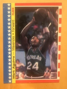 1987-88 Fleer #9 Mark Aguirre Sticker - Picture 1 of 2