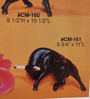 Alberta Cole's 161 Ceramic Slip Mold Charging Bull Figurine 10.5 Inch