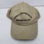 Schulte Construction Manchester Iowa Mütze Kappe beige Erwachsene gebraucht Druckknopflasche Gr8