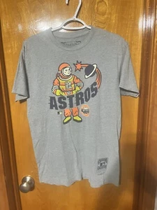 Houston Astros Moon Man Mitchell And Ness Men's Medium Tshirt - Picture 1 of 9