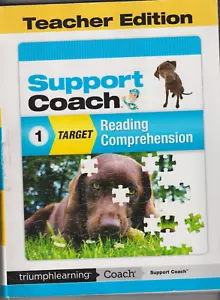 SUPPORT COACH TARGET Reading Comprehension GRADE 1 - TEACHER EDITION - UNUSED - Imagen 1 de 1
