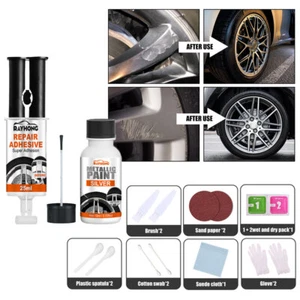 Alloy Wheel Scratch Repair Kit Waterproof Scratch Repair Remover Agent Polish - Picture 1 of 12