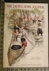 1912 HARRISON FISHER GIRL CAMP CANOE TENT SUMMER ILLUSTRATOR ART COVER COV1110