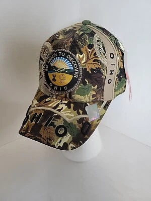 Sombrero de hombre So Much To Discover Ohio camuflaje sombrero nuevo con etiquetas aspecto bordado Foto 1 de 4