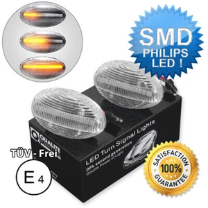 2x DYNAMISCHE LED SEITENBLINKER BLINKER WEIß FÜR MERCEDES W168 W639 SMART W450