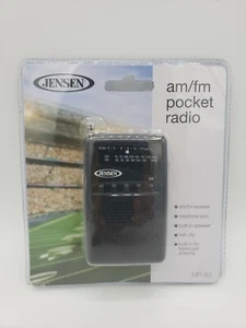 Jensen AM/FM Pocket Radio Brand NEW Sealed E10 - Picture 1 of 10