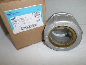 ⭐NEW⭐ 2-1/2"NPT  COOPER CROUSE HINDS CGB7 WIRE CABLE CORD GRIP 1.875" - 2.313" - Picture 1 of 7