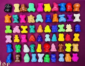 Crazy Bones Original Serie 1 Juego Clásico Completo de 60 Figuras Incluyendo Huevo - Imagen 1 de 1
