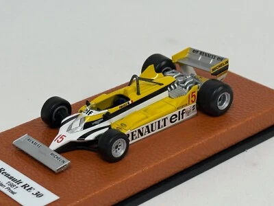 1/43 Renault RE30 from 1981 F1 Season of Alan Prost Leather base JPN186 - Image 1 of 4