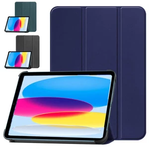 For Apple iPad 10th Generation Flip Case Folio Leather Shockproof Smart Cover - Picture 1 of 27