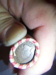 INDIAN HEAD & WHEAT PENNY ROLL WITH A 1888 INDIAN HEAD PENNY SHOWING - Picture 1 of 3