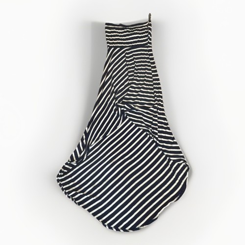 VETEMENTS Abito Arden B a righe blu e bianco in cotone senza spalline senza maniche donna piccolo