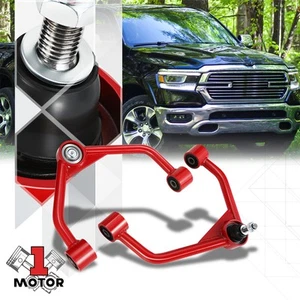 Brazos de control superiores delanteros tubulares elevados J2 rojos de 2-4" para camioneta Ram 1500 19-22 - Imagen 1 de 5