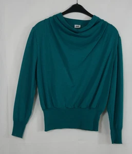 LUCIA Eleganter Pullover Grün-Petrol Ton mit SCHURWOLLE Fein Größe 40/42 TOP! - Bild 1 von 12